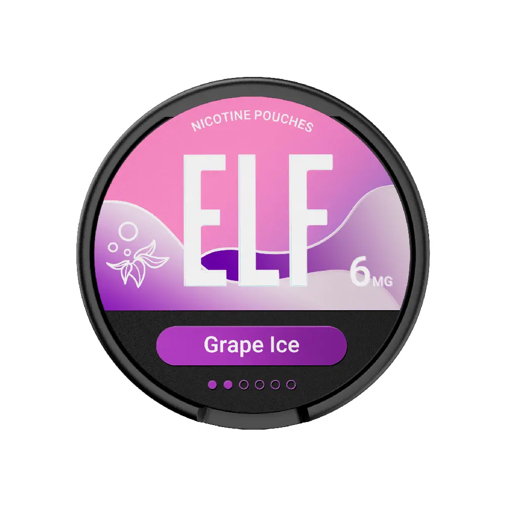 Grape Ice Nicotine Pouches by Elf Bar